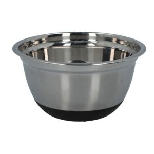 Chef Craft Stainless Steel Mixing Bowl Silver 2.83 Liter Chef Craft Stainless Steel Mixing Bowl Silver 2.83 Liter